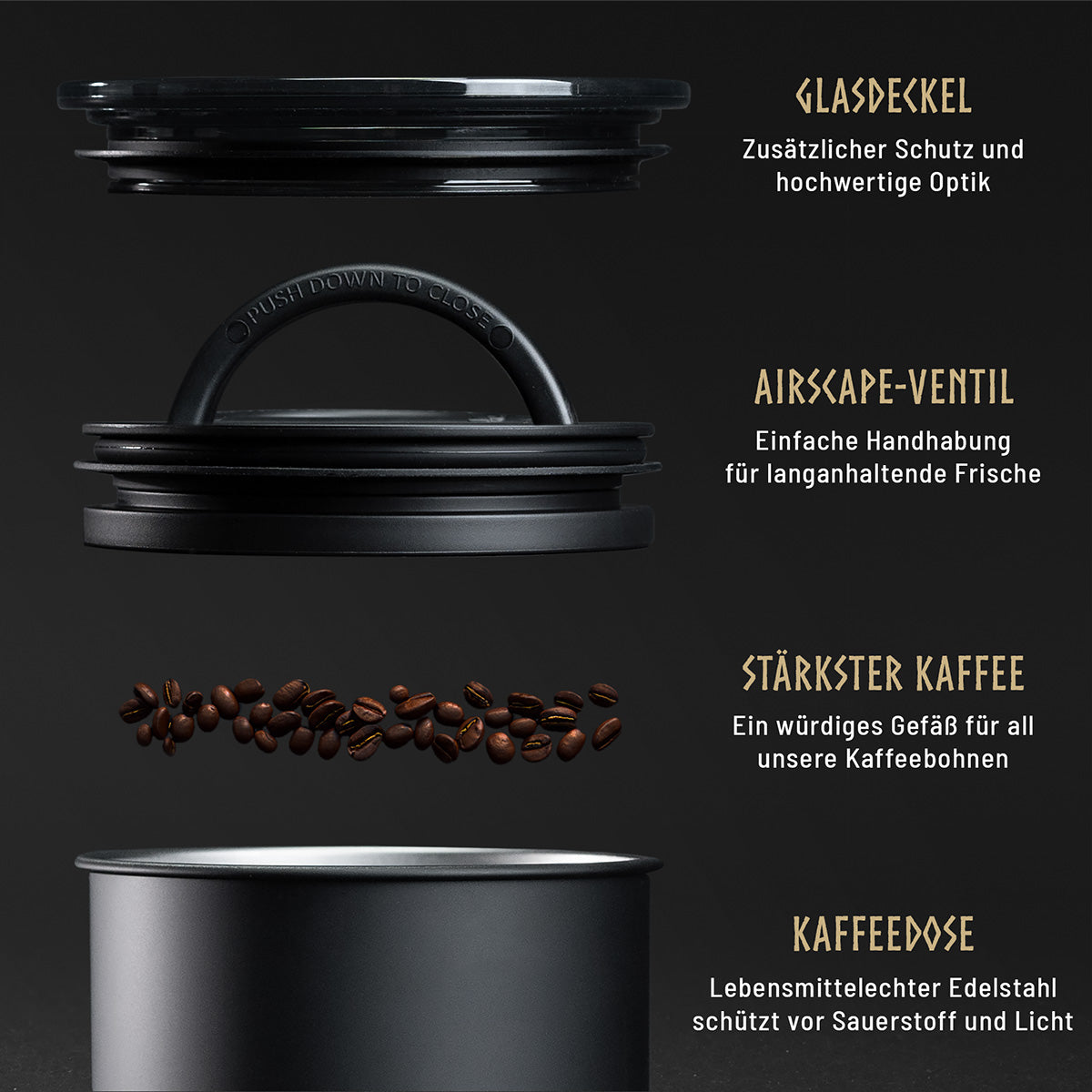 Airscape Kaffeedose