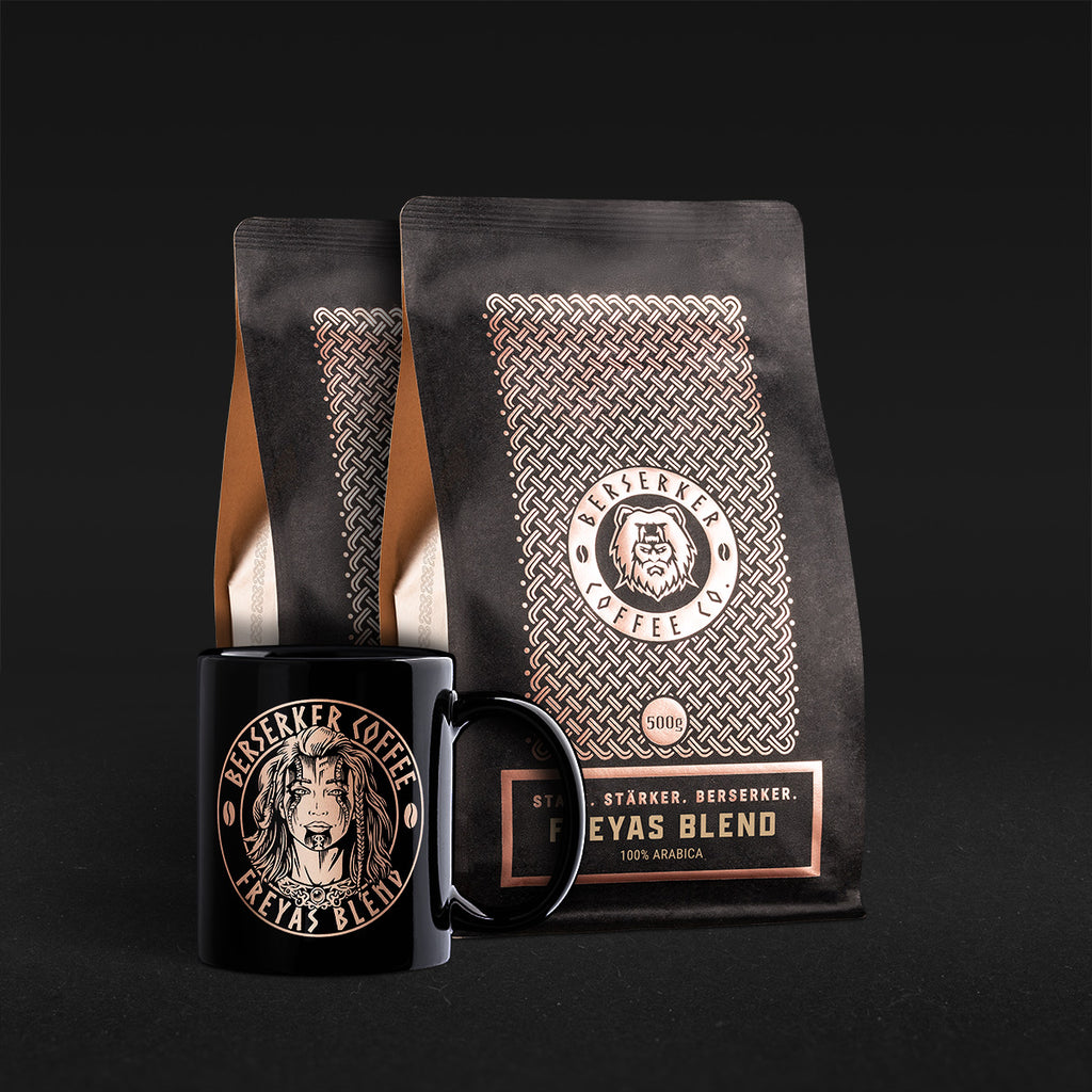 Berserker Coffee Company luxury packaging