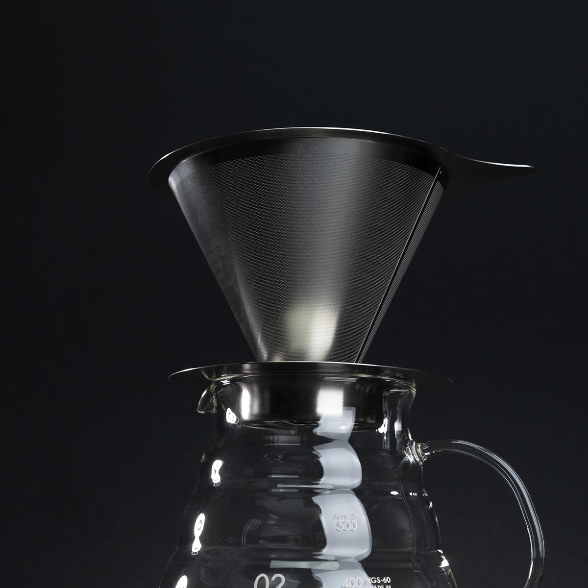Hario Kaffee-Dauerfilter aus Metall V60 02