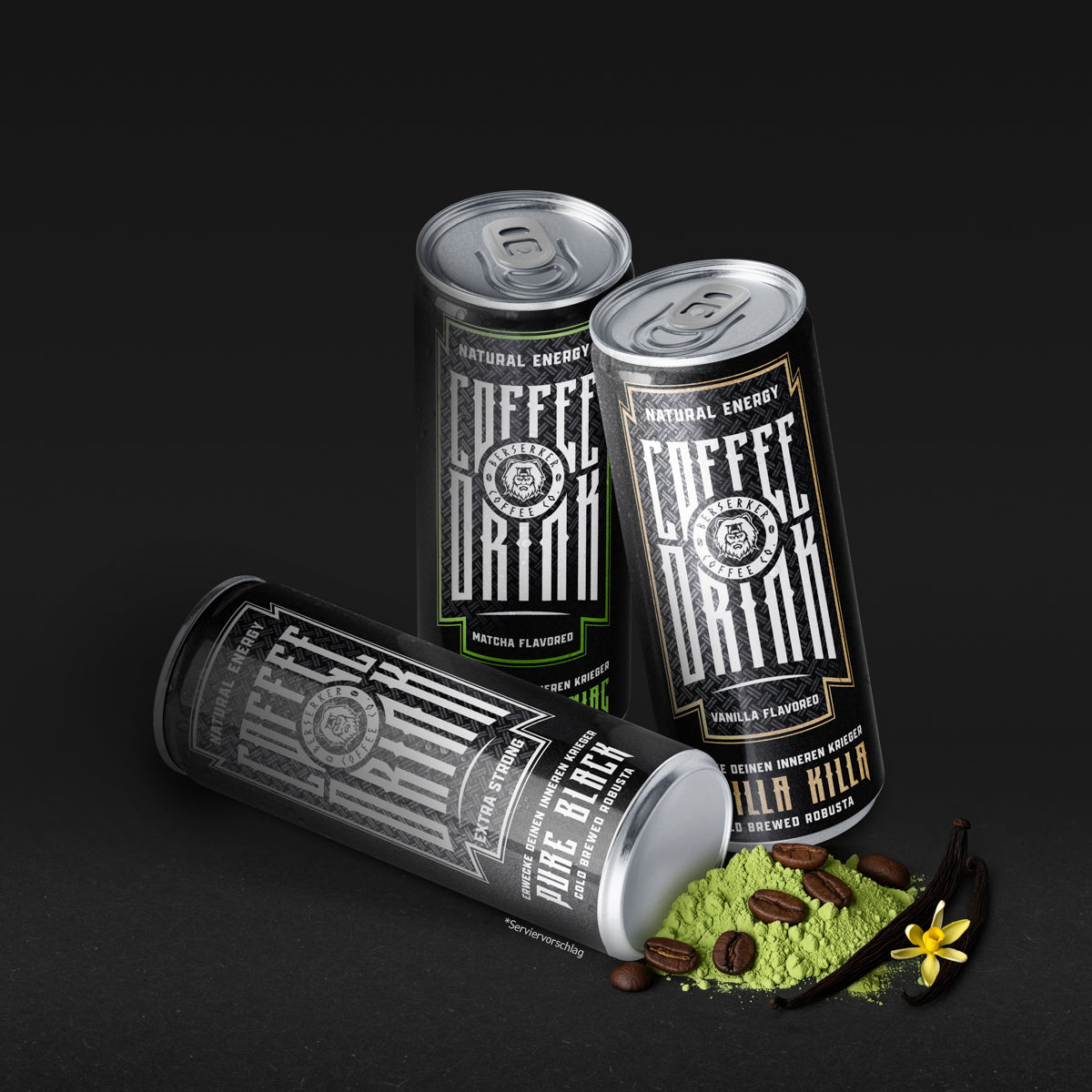 Cold Brew Drink - Probierset, 3 Dosen je Sorte