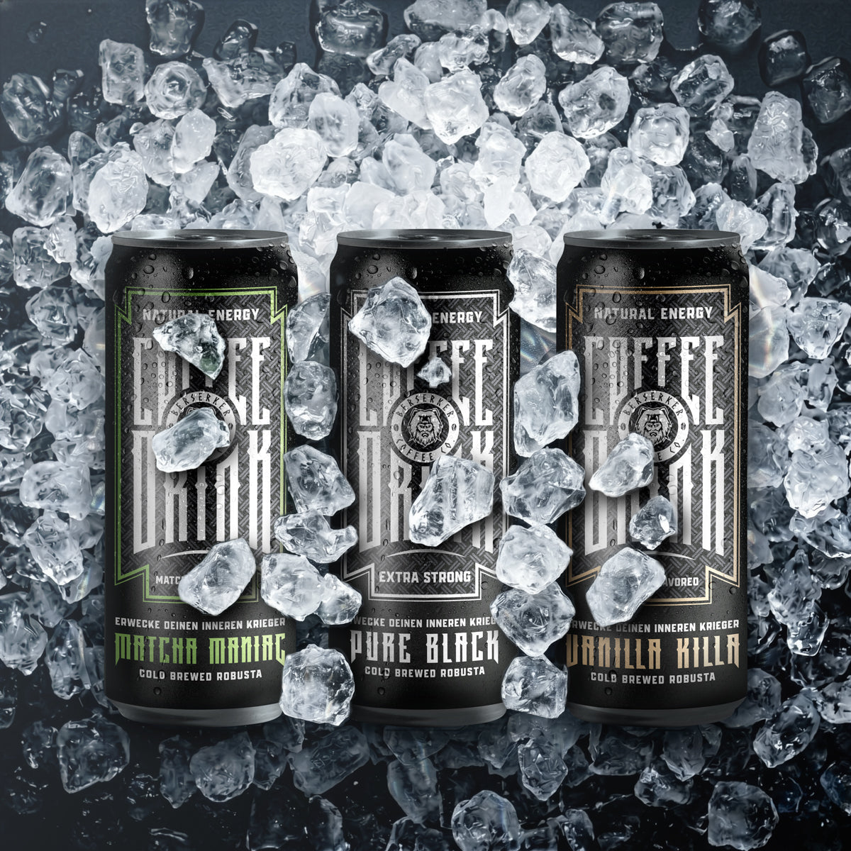 Cold Brew Drink - Probierset, 3 Dosen je Sorte