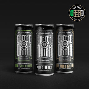 Cold Brew Drink - Probierset, 3 Dosen je Sorte